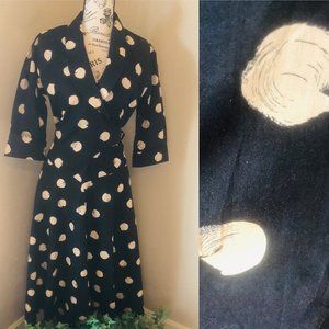 1980s Women’s Cotton Dress | Polka Women’s Dress